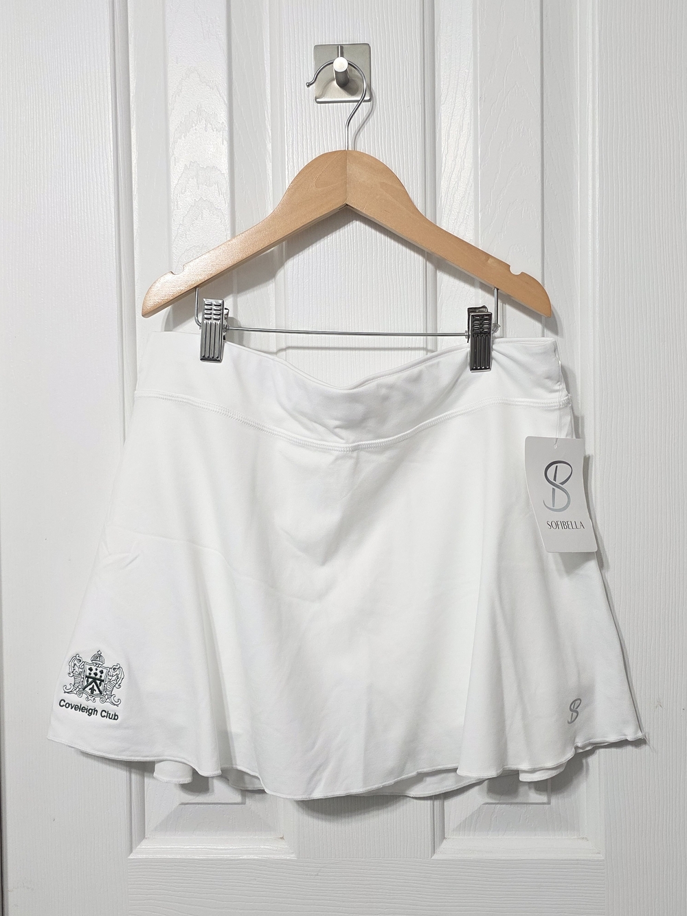 Athletic Tennis Skort, Sofibella, Medium, White